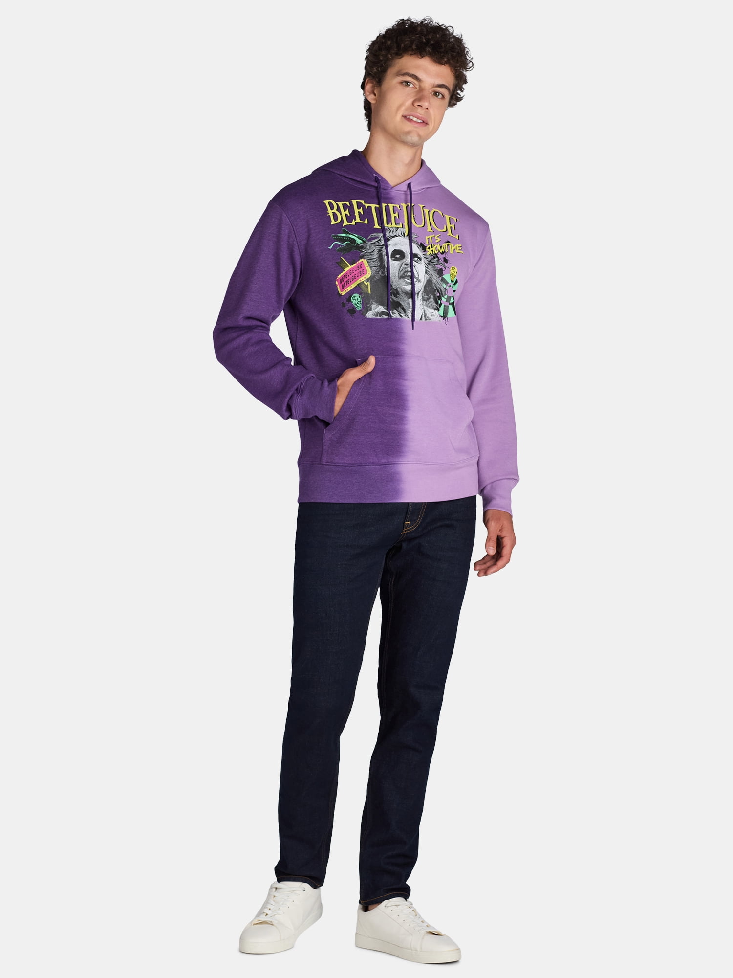 Beetlejuice Men’s and Big Men’s Graphic Print Hoodie, Sizes XS-3XL