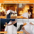 thumbnail image 2 of HLONK Emergency Fire   Fire Blankets Emergency for Kitchen Home  39.4”x39.4” Flame Suppression Fiberglass Fire Blankets for Camping  Prepared Hero Fire  for Home (Color   4pack), 2 of 7