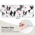 thumbnail image 5 of Pug and Love Heart Kitchen Rug Mat,Kitchen Runner Rugs Non Skid Washable,Decorative Kitchen Floor Mats for Kitchen,Sink,Laundry,17"X47", 5 of 5