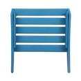 thumbnail image 3 of Classic Plastic Adirondack Outdoor Ottoman Footrest, Pacific Blue, 3 of 12