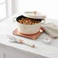 thumbnail image 4 of Creative Home High Temperature-Resistant Copper Plated Apple Metal Trivet, 4 of 8