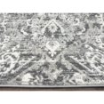 thumbnail image 4 of Pemberly Row Polyester Transitional Abstract Gray 5' Round Area Rug, 4 of 4