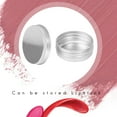 thumbnail image 4 of 30 Pack Screw Top Round Metal Lip Balm Tins Containers Lids (1oz), 4 of 5