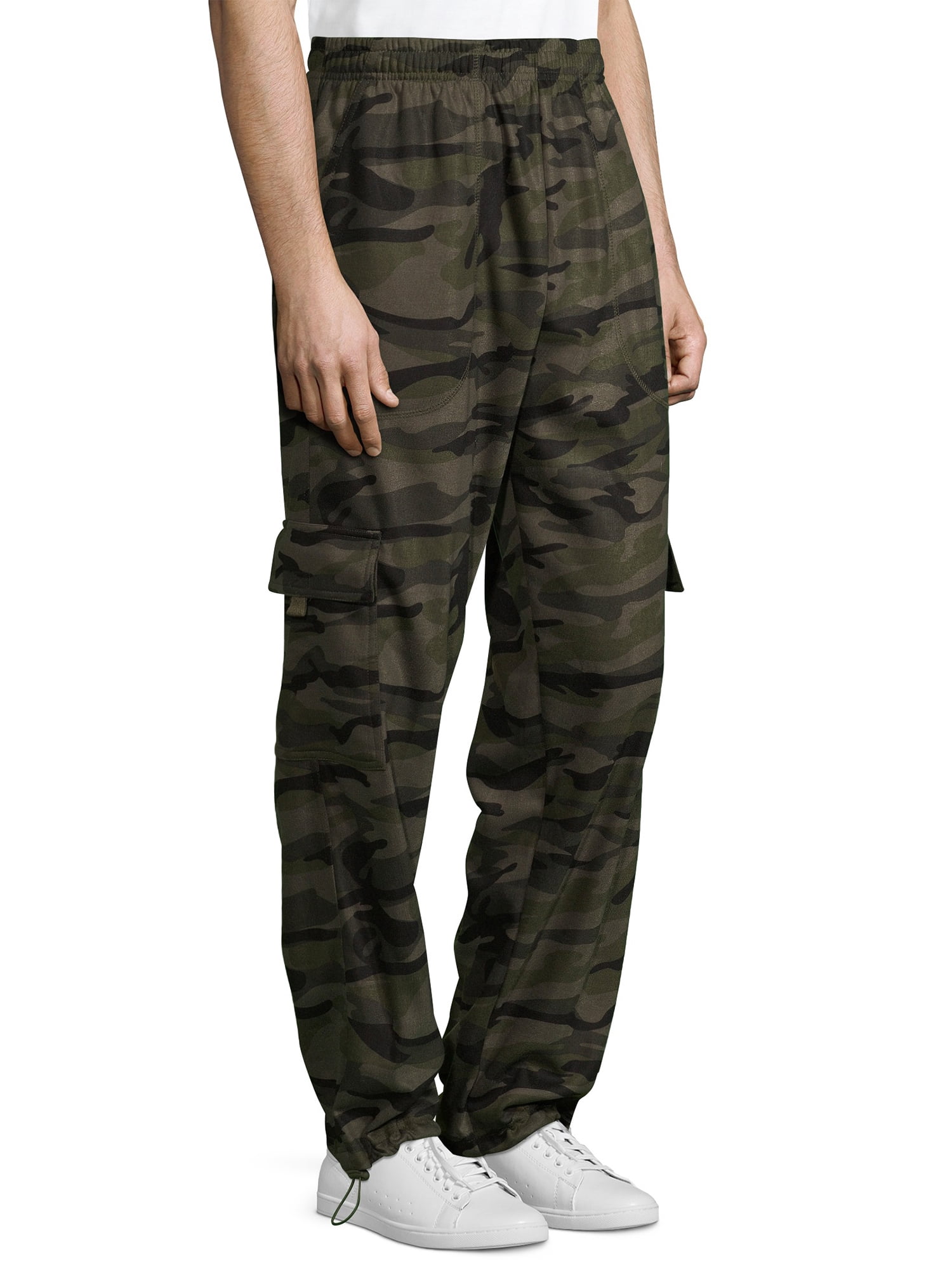 Climate Concepts Men's and Big Men's Fleece Cargo Pocket Sweatpants, Sizes S-5XL