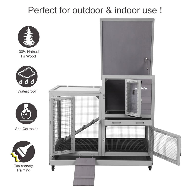Aivituvin AIR10 Outdoor And Indoor Bunny Hutch Instruction, 43 OFF