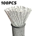 thumbnail image 2 of Paper Straws,100 Pcs Paper Drinking Straws For Wedding Party Restaurant Juice, Coffee Cold Drinks, Dessert and DIY Decoration (Stripe), 2 of 4