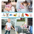 thumbnail image 4 of DolliBu Sunday Rainbow Unicorn Stuffed Animal with Soccer Ball Plush - Soft Huggable Unicorn Playtime Plush Toy, Cute Fantasy Gift, Super Soft Plush Doll Animal Toy for Kids and Adults - 10.5 Inches, 4 of 6