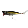 thumbnail image 5 of Yoone 75mm/10g Wobbler Popper Fishing Hard Bait Lure for Angling, 5 of 8