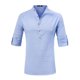 thumbnail image 1 of Lars Amadeus Camisa Henley Ligero Cuello Con Banda Botón Abajo Mangas Largas Casual Para Hombres Azul Claro XL Unique Bargains Camisa, 1 of 7