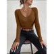 thumbnail image 2 of Sueter De Mujer Moda Canale Sweater Diseño A Relieve Abrigo LOLE  Sueter, 2 of 4