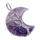 thumbnail image 2 of StatementNecklaces Amethyst Green Aventurine Stone Wrapped Pendant Crystal White Crystal Opal Leather Cord Necklace--F-Model code 28592 F, 2 of 2