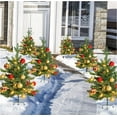 thumbnail image 4 of Solar Ground Christmas Tree LED, Outdoor Garden Decor with Multiple Light Modes, Waterproof Rattan Tree with Tripod Stake, Energy Saving Yard Decoration for Christmas Party Lighting, 4 of 6