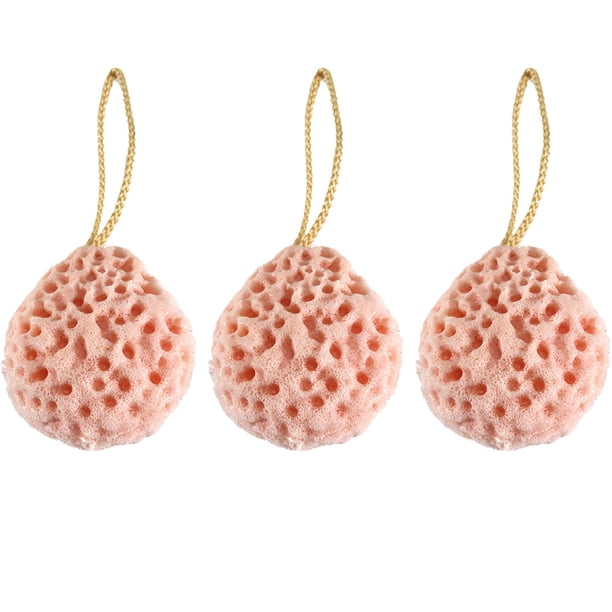 Cuerpo de limpieza profunda, para baño y ducha, múltiples texturas para una exfoliación suave y profunda, espuma generosa y rica (paquete de 3)