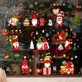 thumbnail image 6 of 9 Sheets Christmas Gnome Window Clings Scandinavian Tomte Glass Decals Stickers for Xmas Holiday Home Office Decor, 6 of 10