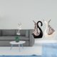 thumbnail image 2 of Figuras modernas de bailarina y cisne, escultura de cerámica, adorno creativo para escritorio, dormitorio, oficina, estantería, aniversario, chimenea,, 2 of 8