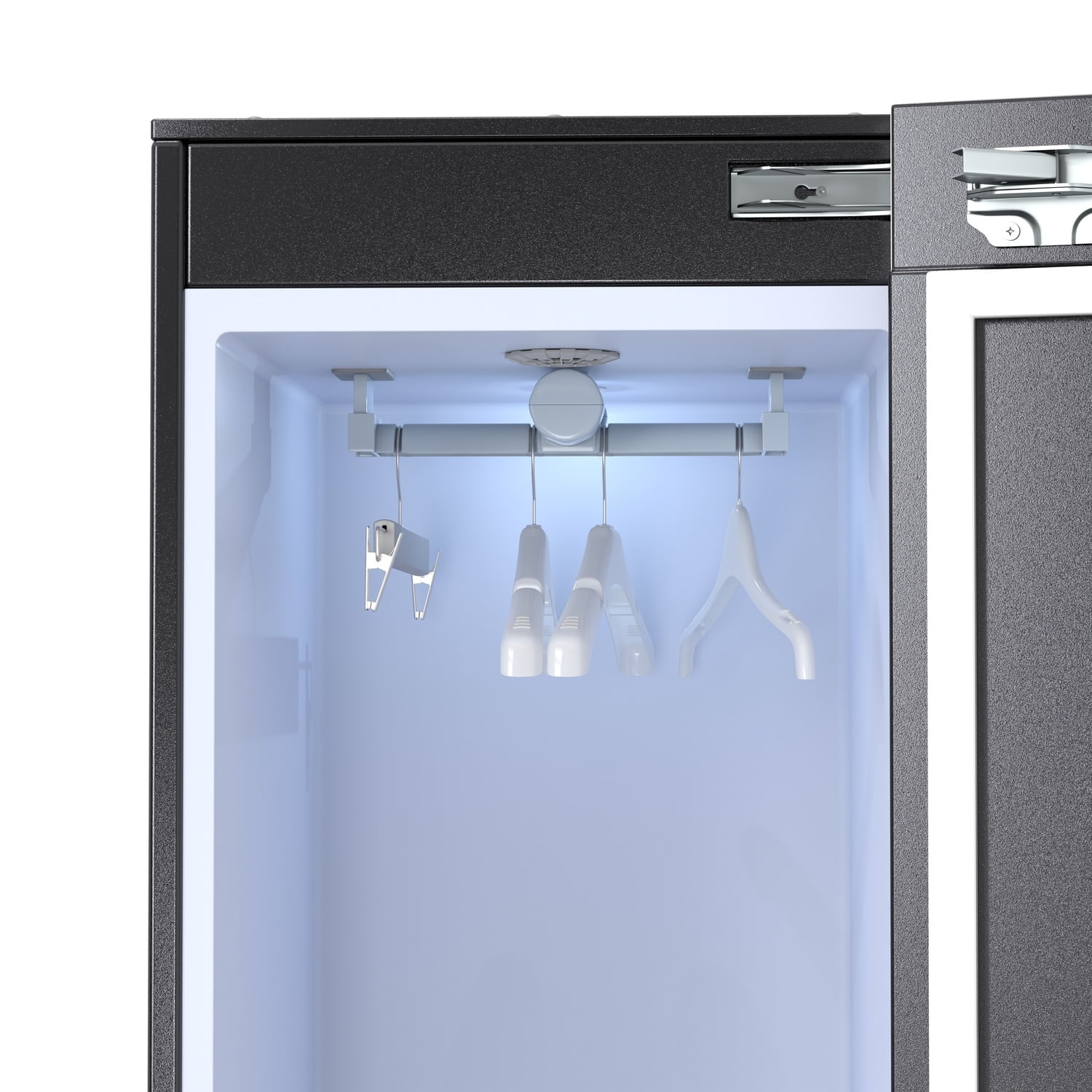 Equator Steam Dryer Closet REMOVE WRINKLES Sanitize Deodorize Refresh Slim110V