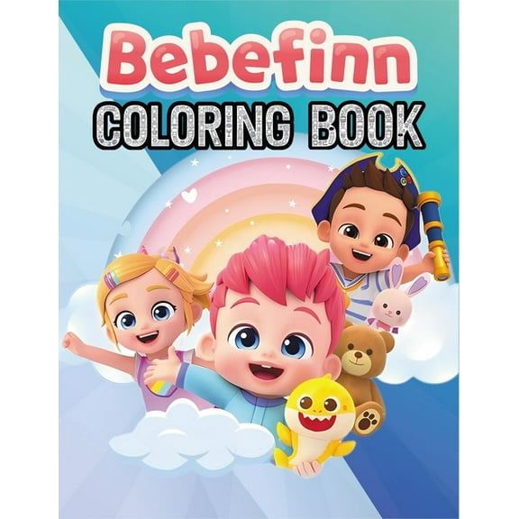 Bebefinn Coloring Book: Fun and Adorable Bebefinn Coloring Adventures for Kids, (Paperback)