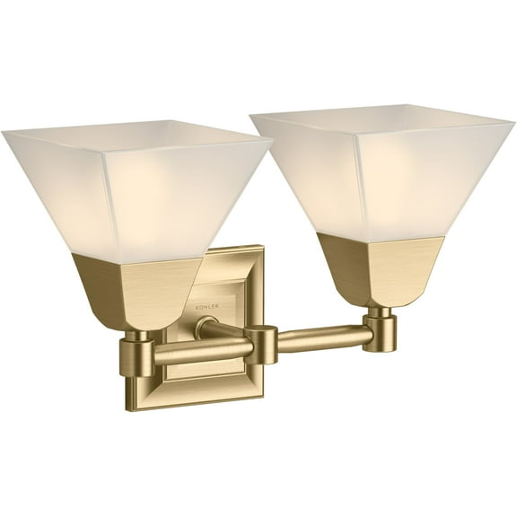 Kohler Lighting 23687-Ba02 Memoirs 15" Wide 2 Light Vanity Light - Gold