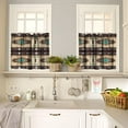 thumbnail image 2 of Aztec Kitchen Curtains Sets, Southwestern Native Tribal Valances for Window,Boho Geometric Printed Short Curtains for Small Windows Cafe Living Room Bedroom, 54x24 Inch, 3 Piece, 2 of 3