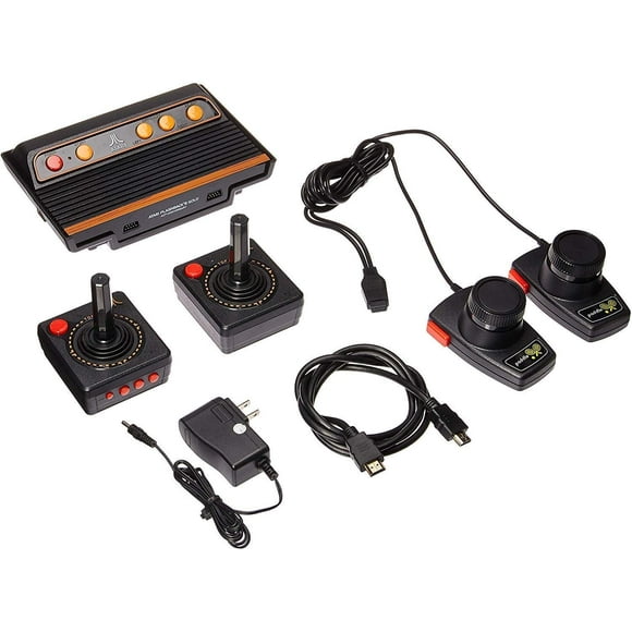 Atari Flashback 8 Gold DELUXE avec 120 Jeux - Comprend 2 Manettes et 2 Palettes