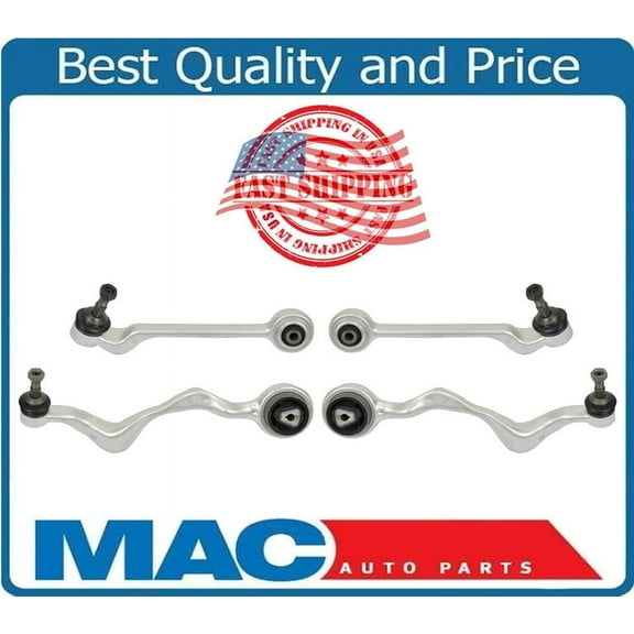 For Rear Wheel Drive 07-13 BMW 328I Lower Forward Rear Control Arm 4Pc