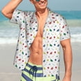 thumbnail image 5 of Lsque Happy Graduation pattern Hawaiian Shirt for Men, Unisex Summer Beach Casual Short Sleeve Button Down Shirts-XX-Large, 5 of 9
