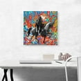 thumbnail image 2 of ARTCANVAS Skanderbeg Monument - George Castriot Albania Graffiti Canvas Art Print - Size: 18" x 18" (0.75" Deep), 2 of 9