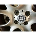 thumbnail image 4 of Black/White Checker Pattern Style Wheel Center Cap Covers For Mini Coopers R50 R51 R52 R53 R55 R56 R57 R58 R59 R60 R61 F55 F56, etc, 4 of 9
