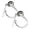 Silver 2Packs, variant on New Silver Alloy Wooden Fish Beat Ring For Men Women Stress Anxiety Ring Ring For Unisex Adults Teens Brushed/Sand/Polished Center Comfort Fit Adjustable Meditation And Relaxation, 2 cm, Silver 1Pack