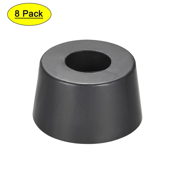 8 Pcs D33xH19mm Pies de Caucho Base Antivibración Soporte para Altavoz Amplificador de Guitarra