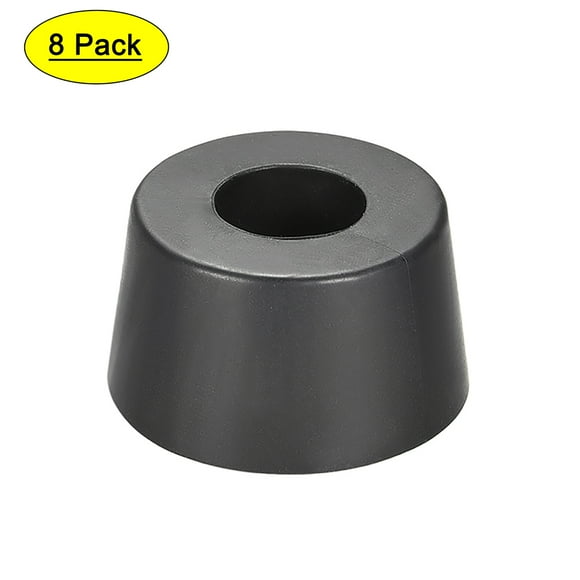 8 Pcs D33xH19mm Pies de Caucho Base Antivibración Soporte para Altavoz Amplificador de Guitarra
