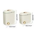 thumbnail image 3 of lanema Wall Mounted Hanging Trash Bin Kitchen Trash Can Cabinet Door Bathroom Trash Can, 3 of 13