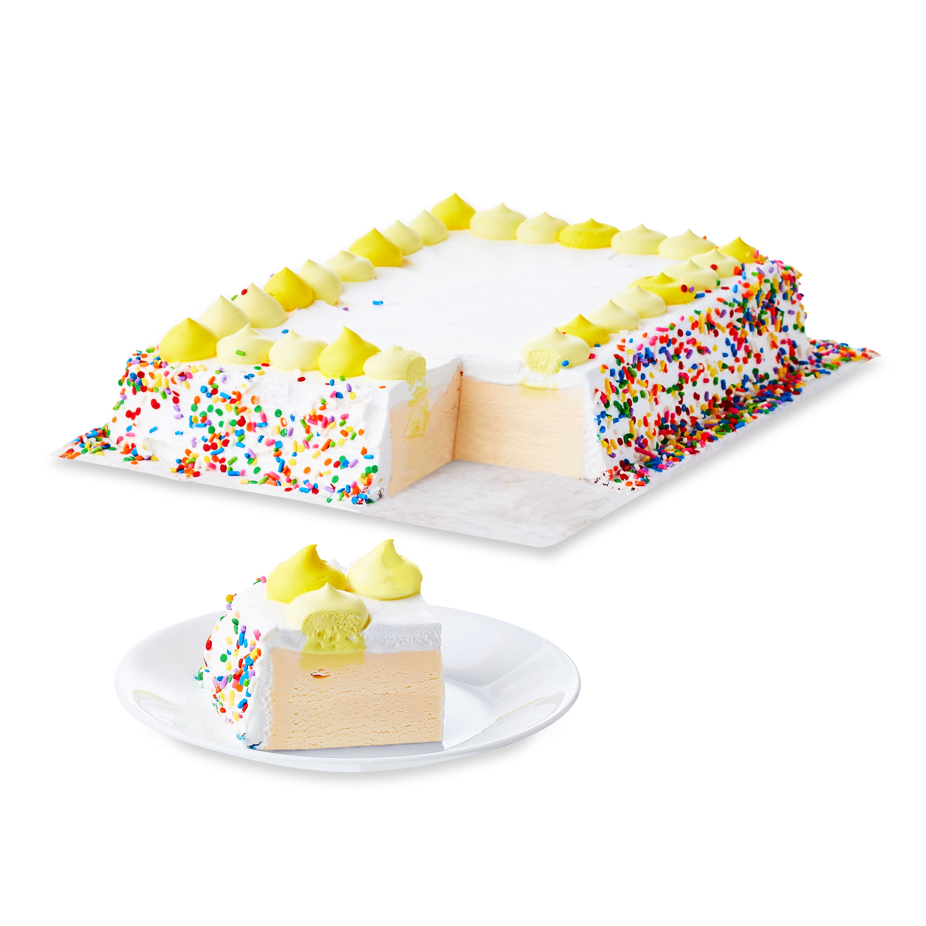Buy/Send Vanilla Ice Cream Cake Online @ Rs. 2099 - SendBestGift