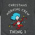 thumbnail image 3 of Cat in the Hat - Christmas Morning Crew Thing 1 - Toddler And Youth Short Sleeve Graphic T-Shirt, 3 of 5