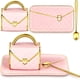 thumbnail image 1 of Set de tazas de café Zubebe Elegant en forma de bolso de mano de cerámica rosa, 1 of 6