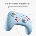 thumbnail image 5 of para Switch Bluetooth Gamepad 3 Modos Vibración Somatosensorial Manejar Color Caramelo Amarillo, 5 of 5