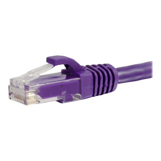 C2G 35ft Cat6a Snagless Unshielded UTP Network Patch Ethernet Cable-Purple - Patch cable - RJ-45 (M) to RJ-45 (M) - 35 ft - UTP - CAT 6a - molded, snagless, stranded - purple