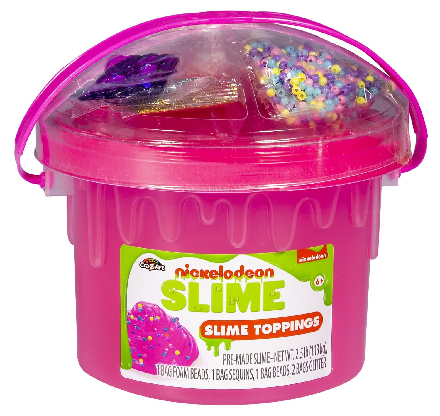 Pink Sky clear slime lightly scented