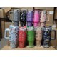 thumbnail image 1 of Taza térmica de acero inoxidable 304 con estampado de leopardo y asa de 40 oz para coche, con pajita, protección contra el frío, 1 of 6