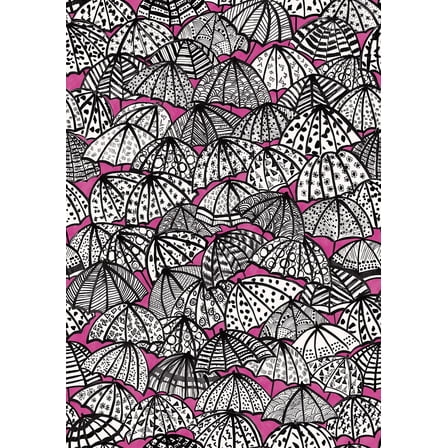 ohpopsi Dara Raspberry Jolly Brollies Wallpaper