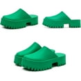 thumbnail image 2 of Womens Platform Mules Slip On Sandals Closed Toe Clogs Non-Slip Thick Sole Waterproof Slippers, 2 of 13