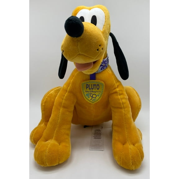 Disney Parks WDW 50th The Most Magical Celebration Pluto Plush New with Tag