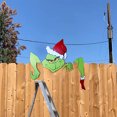 thumbnail image 1 of Adornos navideños de Polar Express Adornos para mirar cercas Letreros de pared para el jardín de invierno Regalo para el día de Navidad Adornos navideños de vidrio soplado, 1 of 4