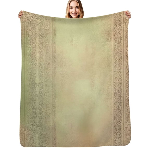 Antique textured pastel background Flannel Blanket Warm Soft Bedding Throws Winter Camping Chair Sofa Bed