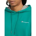 thumbnail image 3 of Champion Men's Powerblend Fleece Chest Script Logo Hoodie, up to Size 2XL, 3 of 8