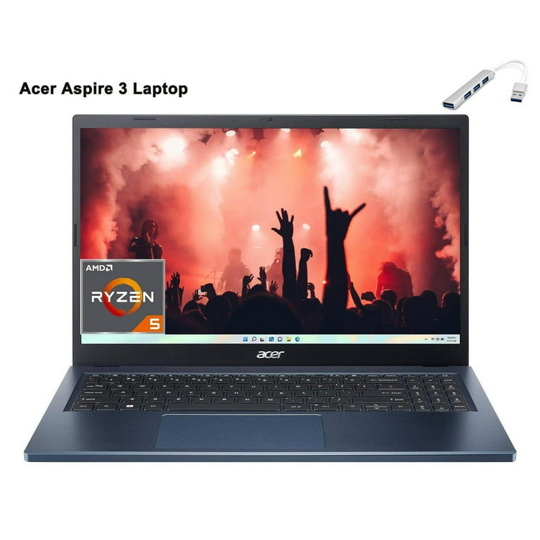 Acer Aspire 3 15.6 Touchscreen Laptop - AMD Ryzen 5 7520U - FHD