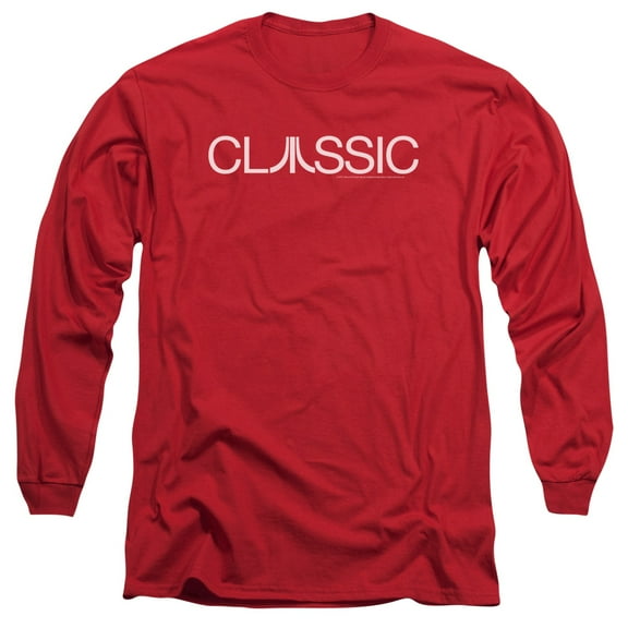 Atari Classic Long Sleeve T-Shirt Adult 18/1 Red