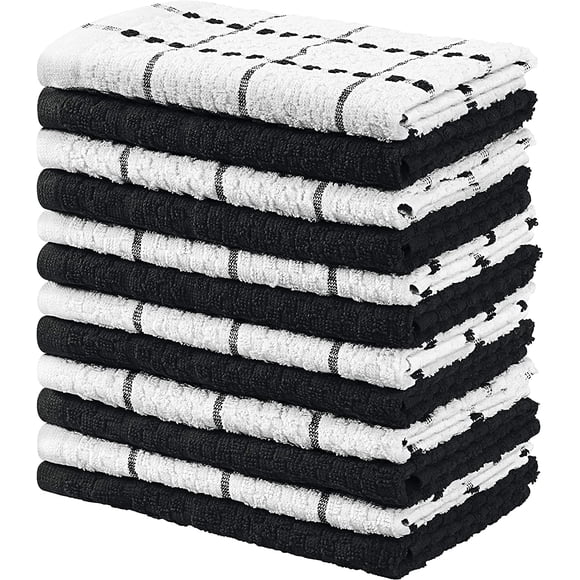 Toallas de cocina Utopia Towels 15 x 25 pulgadas 100% Ring Spun Cotton Pack de 12