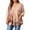 Pink, variant on MLQIDK Plus Size T Shirts for Women Loose Cute Shirts 3/4 Sleeve V-Neck Floral Graphic T-Shirt Summer Casual Tunic Tops Brown 3XL