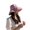 Pink, variant on FUZHIQ Women's Reversible Floral Print Wide Brim Bucket Hat, UV Protection Foldable Sun Hat for Beach, Travel, Summer Daily Outdoor